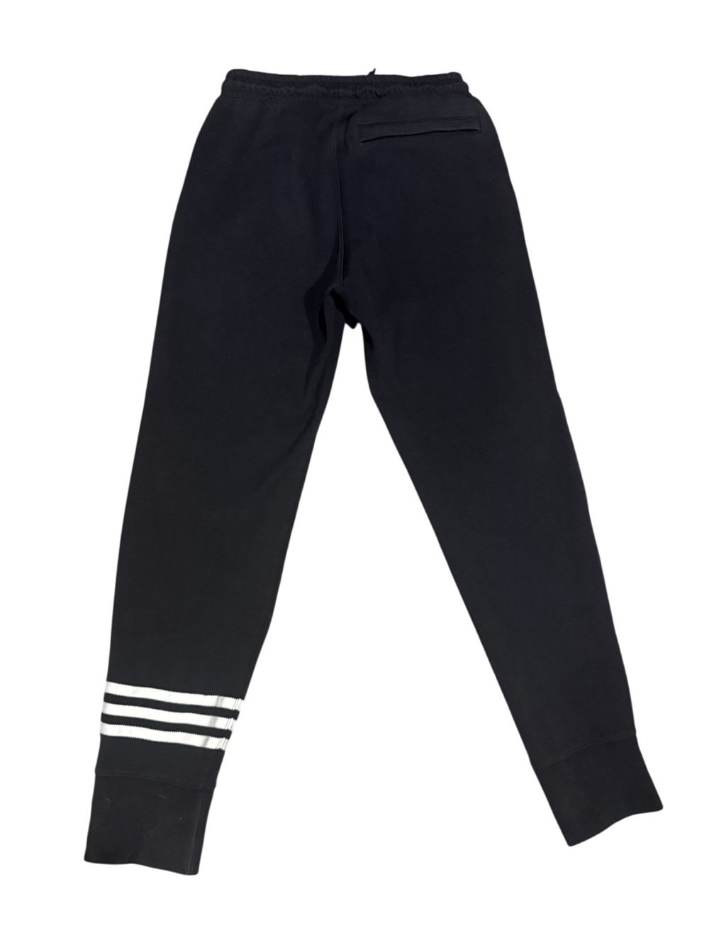 Adidas Originals 3 Stripe Black Jogger Sweatpants - Size Small - Picture 2 of 2